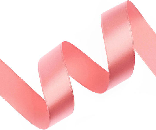 Bandă Satin O Singură Față Organza 25mm 100m Măr Stricat
