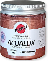 Metallische Titan Aqualux Metalizado 75ml Kupfer No863