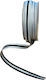 Kyriacou Striped Two-Tone Ribbon 10mmx20m White Black Rlxxxxxx-0106xx