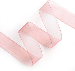 Organza-Band Soft Dünn Kante 25mm 50m Orgxxxxx-...