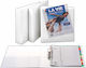 Gonatas Presentation Arc Ring Binder White 4cm Spine 2 Rings