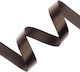 Satin Single Face Ribbon Organza 20mm 100m Brown