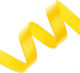 Satin Single Face Ribbon Organza 20mm 100m Yellow
