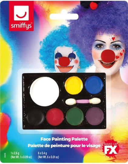 Smiffys Make-up Fx Makeup Palette 7 Colors