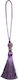 Fabric Tassel Shiny Bead Taskt303 Lilac