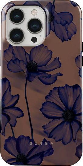 Burga Magsafe Case for iPhone 13 Pro Elegant Velvet Night Pattern Dark Purple