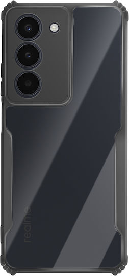 Husă Avizar Realme 14x C75 Back Acrylic Înconjurătoare Moale Șoc Neagră