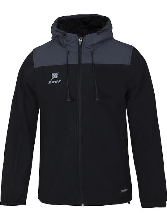 Zeus Herren Jacken Softshell Schwarz