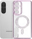 Avizar Diamond Case Samsung Galaxy A36 Magsafe Outline Strass Purple