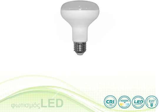 SoleLuce LED Bulb 10W for Socket E27 and Shape R80 Warm White