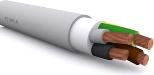 Eurolamp Power Cord in Gray Color 1m Flexible