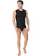 Мъжка Тениска Skiny Без Ръкави 86326-7662 Черен