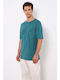 Petrol Blue Blouse Pocket