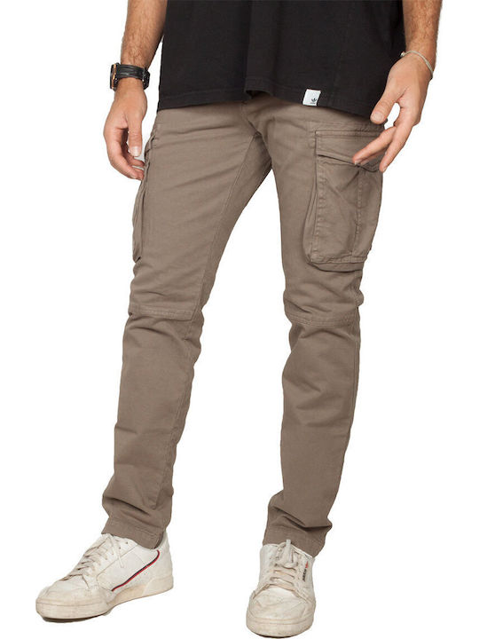 Scinn Cargo Παντελόνι Tapered Pilot Khaki Ανδρικό 222-kh