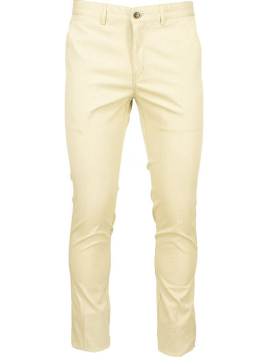 New York Tailors Men's Trousers Chinos Slim Beige Tara-beige