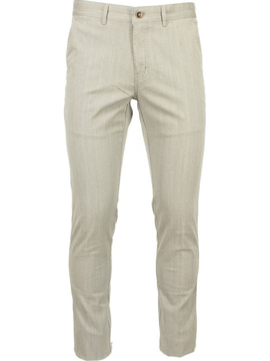New York Tailors Men's Trousers Chinos Slim Light Gray Passy-grey