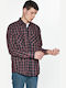 Hoodloom Long Sleeve Checked Dark Grey Shirt