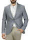 Artisti Italiani Men’s Suit Jacket Grey Blue Slim Fit Ai13485/s02 54% Vl 27% Wool 19% Polyester