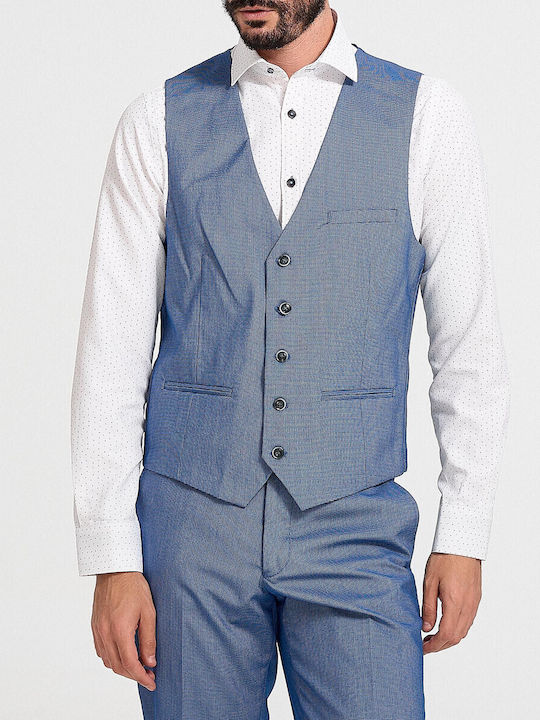 Roberto Fabiani Herrenweste Ss30099-27gil Hellblau