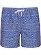 Cayos Swim Imprägniert Blau Rüsch Μännliche Bademode-Shorts Andrew 9125
