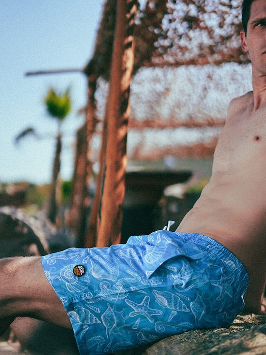 Cayos Swim Blau Herren-Bademode-Shorts Ostraeide Orestes 9115 Cayos Swim Blau Herren-Bademode-Shorts Ostraeide Orestes 9115