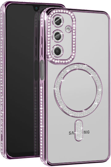 Avizar Diamond Case Samsung Galaxy A16 Magsafe Contour Strass Purple