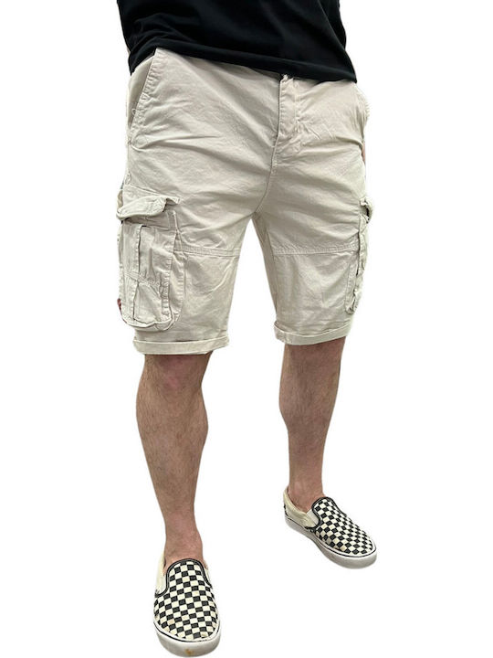 Ανδρική Βερμούδα Cargo Forex Lk1133-g-beige