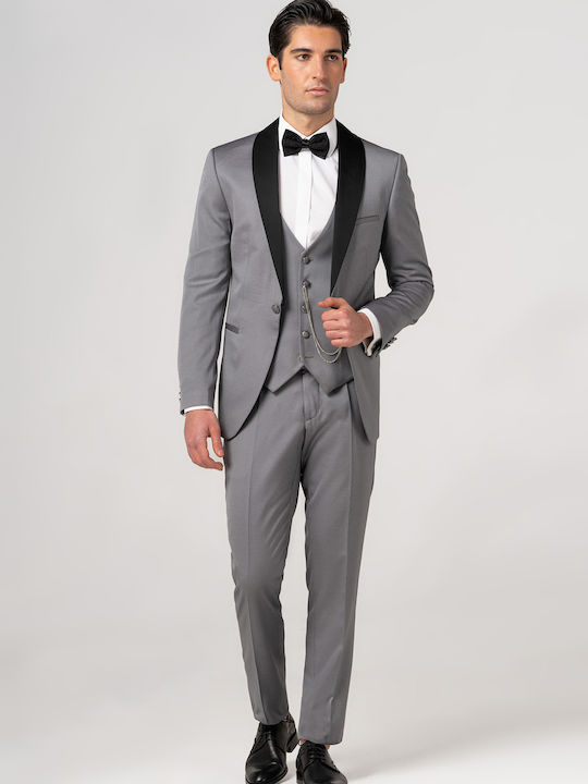Fragosto Επίσημο Tuxido Smokin Σειράς Teri Teri104 702 86 Grey