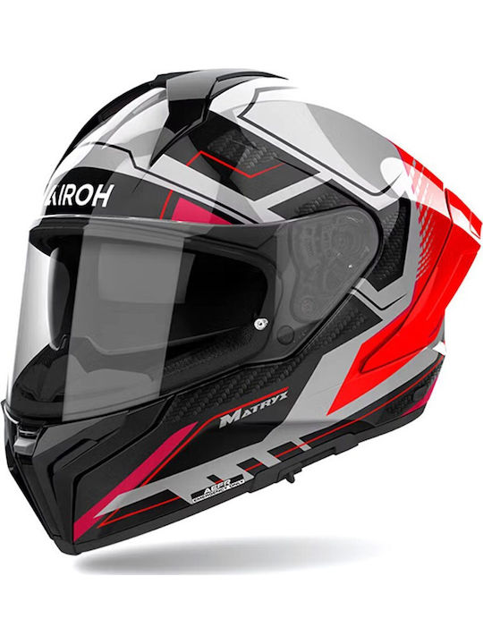 Airoh Matryx Rocket Red Fluo Gloss Мотоциклетна...