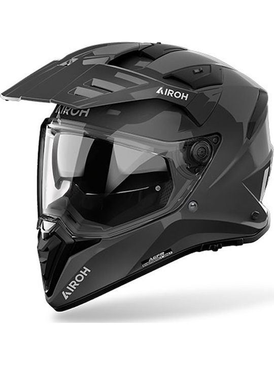 Airoh Bandit Dark Grey Gloss Κράνος Μηχανής Ful...