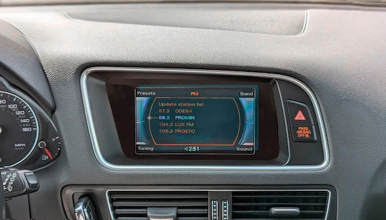 Car Screen Protector Gloss 6.3" Compatible Audi Q5 I 8r Prefacelift