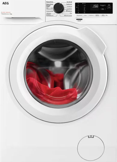 AEG Waschmaschine 8kg mit Dampftechnologie 1400 Umdrehungen LF5Z48WG