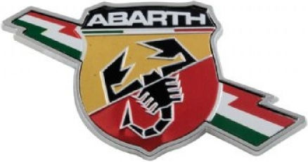 Car Sticker Logo Emblem Abarth 52mm X 113mm 1 Piece Zemb-fiat-01