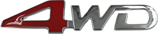 Car Sticker Logo Emblem 4wd 125mm X 30mm 1 Piece Zemb-toyota-01