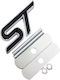 Σήμα Μάσκας Λογότυπο Ford St Μαύρο 75mm X 32mm 1 Τεμάχιο Zemb-ford-06
