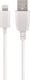 Setty USB-A to Lightning Cable Λευκό 1m