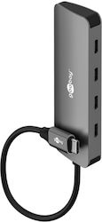 Goobay USB Хъб 4 Порта USB-C 76565
