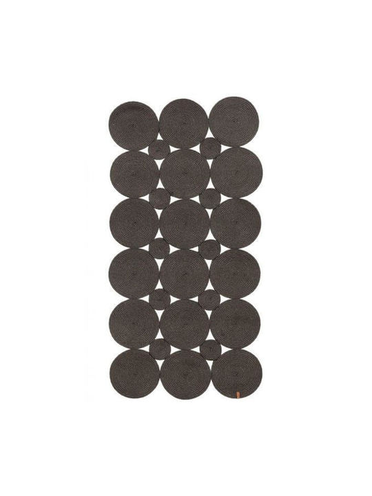 Ανατόλια Jut Χαλί Διάδρομος Anchracite 80x150cm