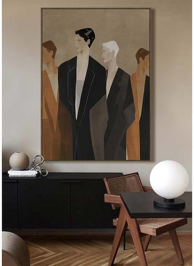 InTheBox Human Flow Gemälde auf Leinwand 80x120cm