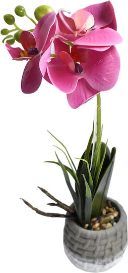 Künstliche Orchidee Topfpflanze 32cm