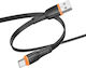 Borofone USB 2.0 Cable USB-C male - USB-A 20W Μαύρο 1m tt101626