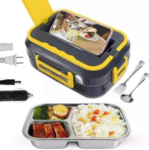 Elektrische Behälter Lunchbox Inox Gray 1500ml 1Stück