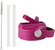 Plum Pink Dozze Water Bottle Straw Lid