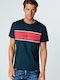 Print Creating Future Now T-shirt Navy Blue