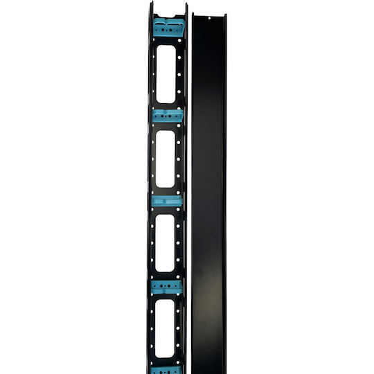 Xcab Set 2 Organizatoare Eco Verticale pentru Cablu Dulap Rack 32u Negru