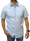 Kurzärmlig Hemd Light Blue