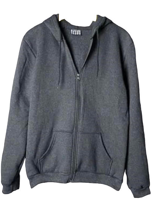 Herren Sweatshirt mit Kapuze Anthrazit