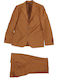 Мъжки Костюм С гиле Beige/Brown