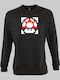 Super Mario Mushroom Sweatshirt Black