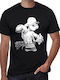 Popeye Six Pack T-shirt Черна